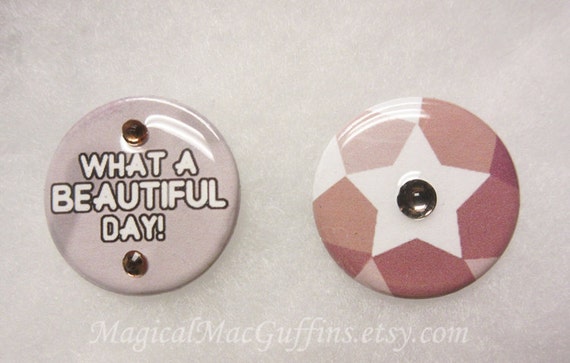 Crystal Gems Fusions Smoky Quartz Amethyst Steven Universe Affirmation  Buttons
