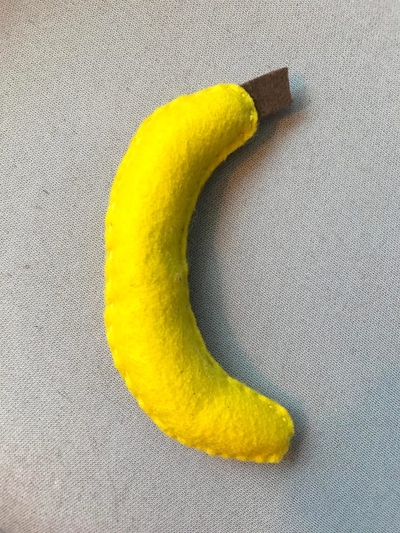 banana catnip toy