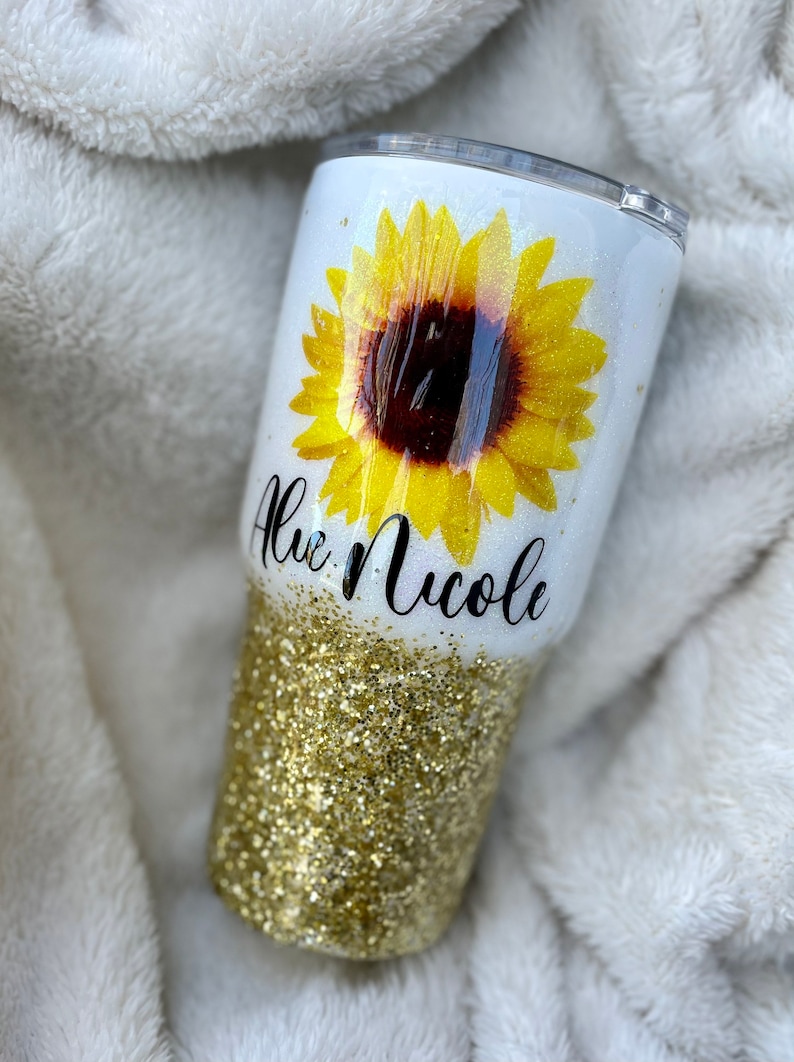 Personalized \u201cWildflower\u201d Tumbler