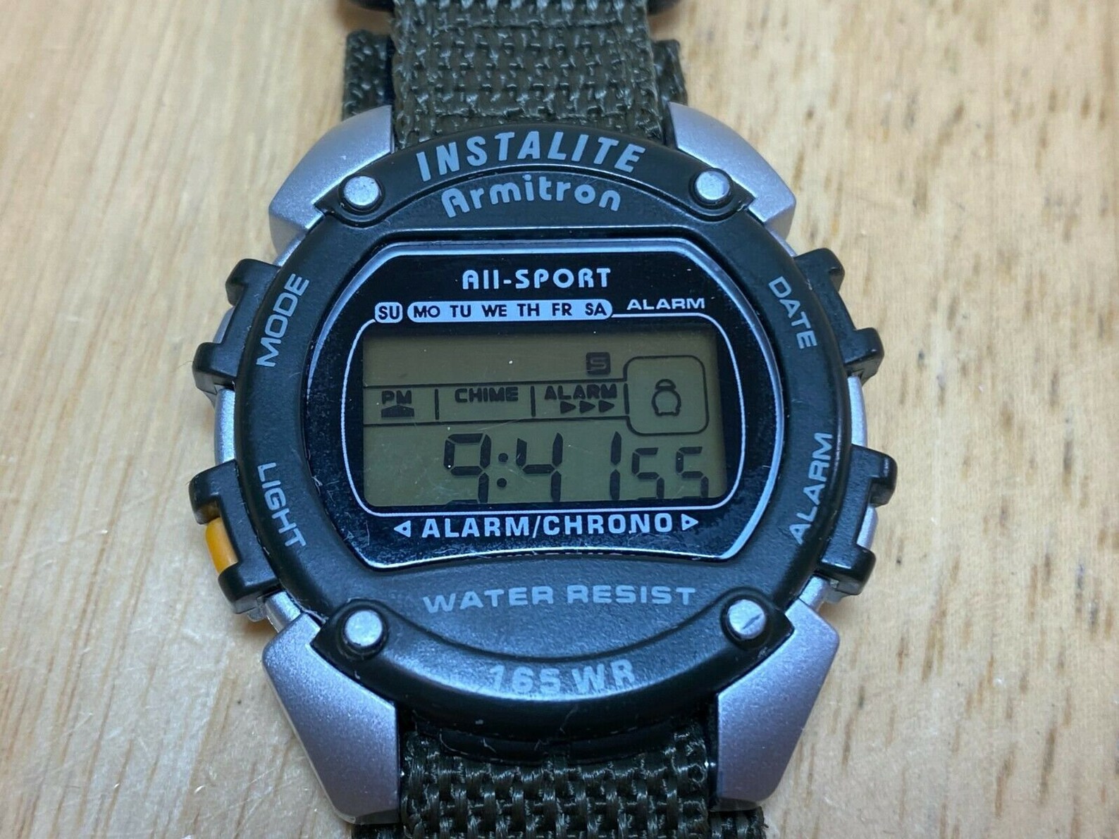 Vintage Armitron All-Sport M175 Mens Digital Alarm Chrono | Etsy