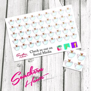 Chihauhau Girl Dog Bath Grooming Planner Stickers for Erin Condren and Plum Paper Planners