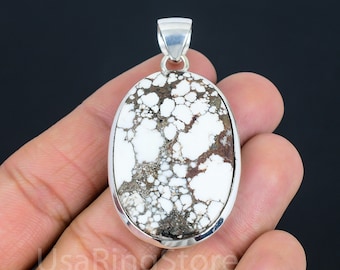 Vildhäst Jaspis 925 Sterling Silver Hänge