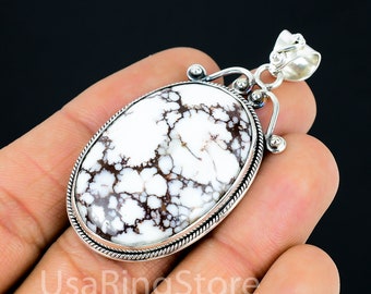 Vildhäst Jaspis 925 Sterling Silver Hänge