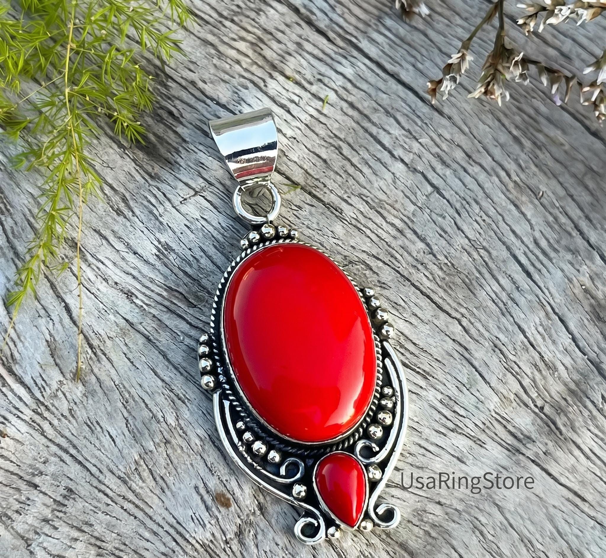Rainbow Moonstone Pendant: 925 Sterling Silver, Dainty Gemstone