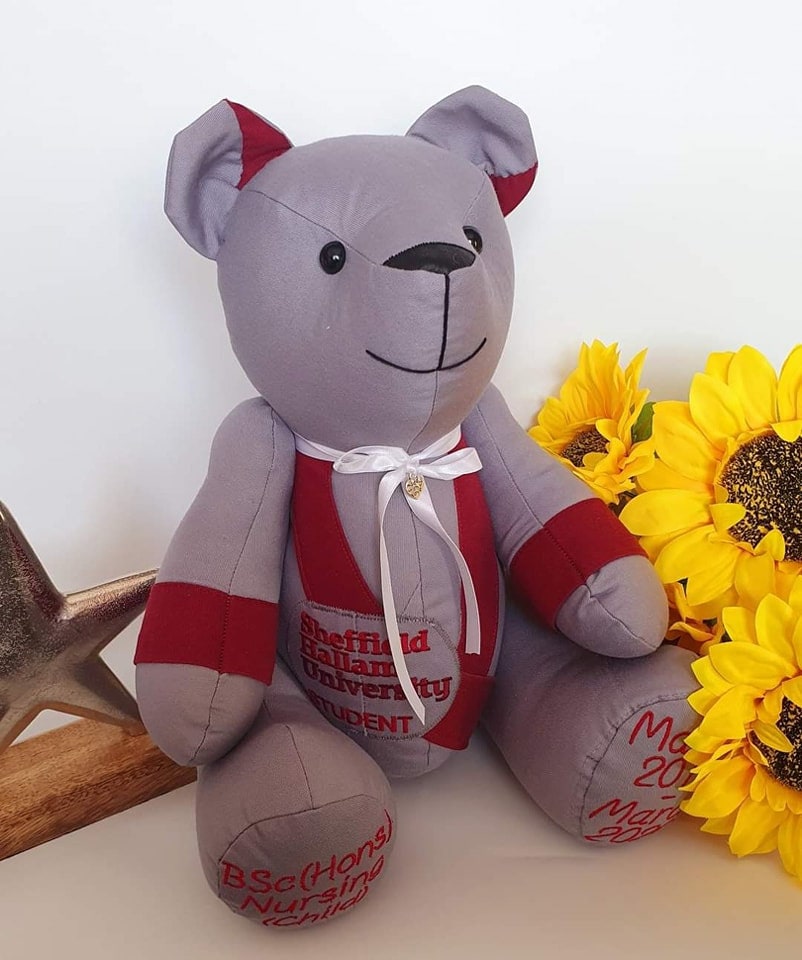 Personalised Graduation Memory Bear: Keepsake Stuffed Animal From ...