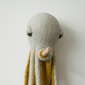 Small POP Octopus Handmade Plush toy image 2