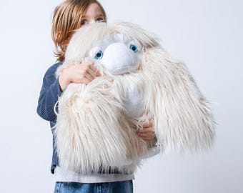 Ice Yeti Plush | Unique Handcrafted Stuffed Animal for Cozy Moments and Special Occasions