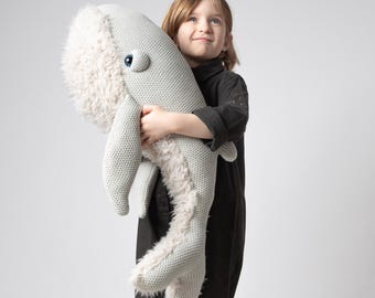 Big GrandMa Whale - Handmade Stuffed Animal