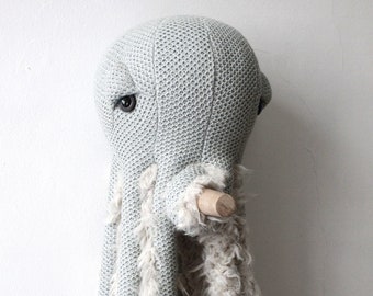 Small GrandMa Octopus - Handmade Stuffed Animal