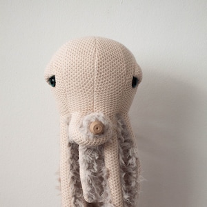 Small Mama Octopus Handmade Plush toy image 2
