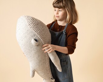 Big Original Whale - Handmade Plush toy