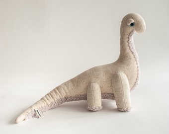 Adorable Small Dinosaur Plush Toy - Cute Dino Stuffed Animal for Kids - Handmade Soft Dinosaur Toy - Gift for Dino Lovers