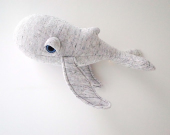 Mini GrandPa Whale - Handmade Plush toy