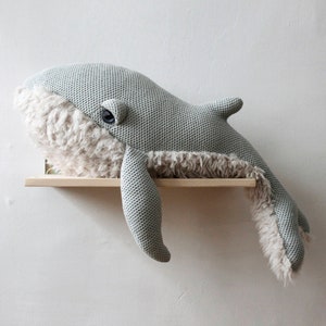 Big GrandMa Whale Handmade Stuffed Animal image 1