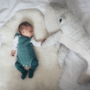 Animale di pezza grande balena Peluche gigante dell'oceano Peluche grande balena morbido e coccoloso Decorazione nautica per la cameretta dei bambini, camera dei bambini, regalo per il baby shower immagine 7