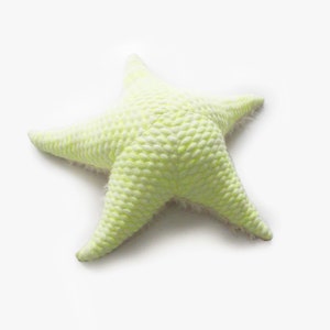 Small Neon SeaStar Handmade Plush toy image 2