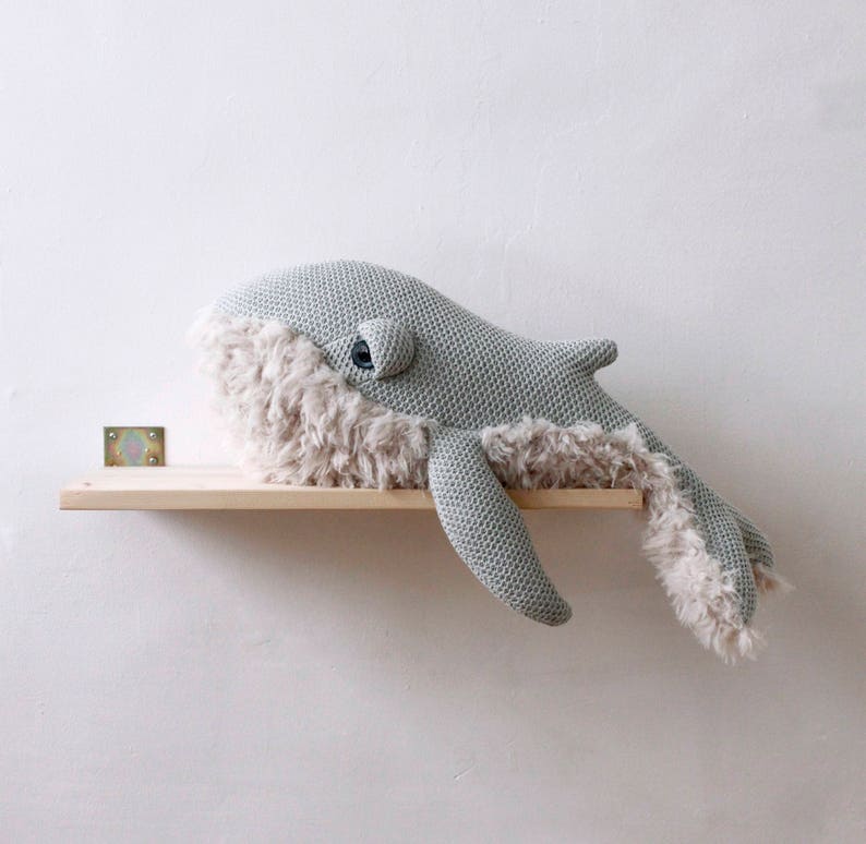 Small GrandMa Whale Handmade Stuffed Animal image 1