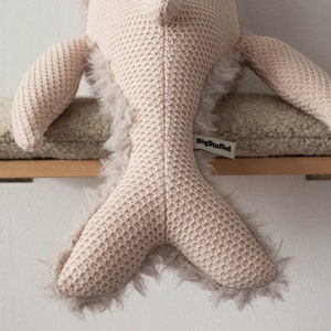 Small Mama Whale Handmade Stuffed Animal image 5