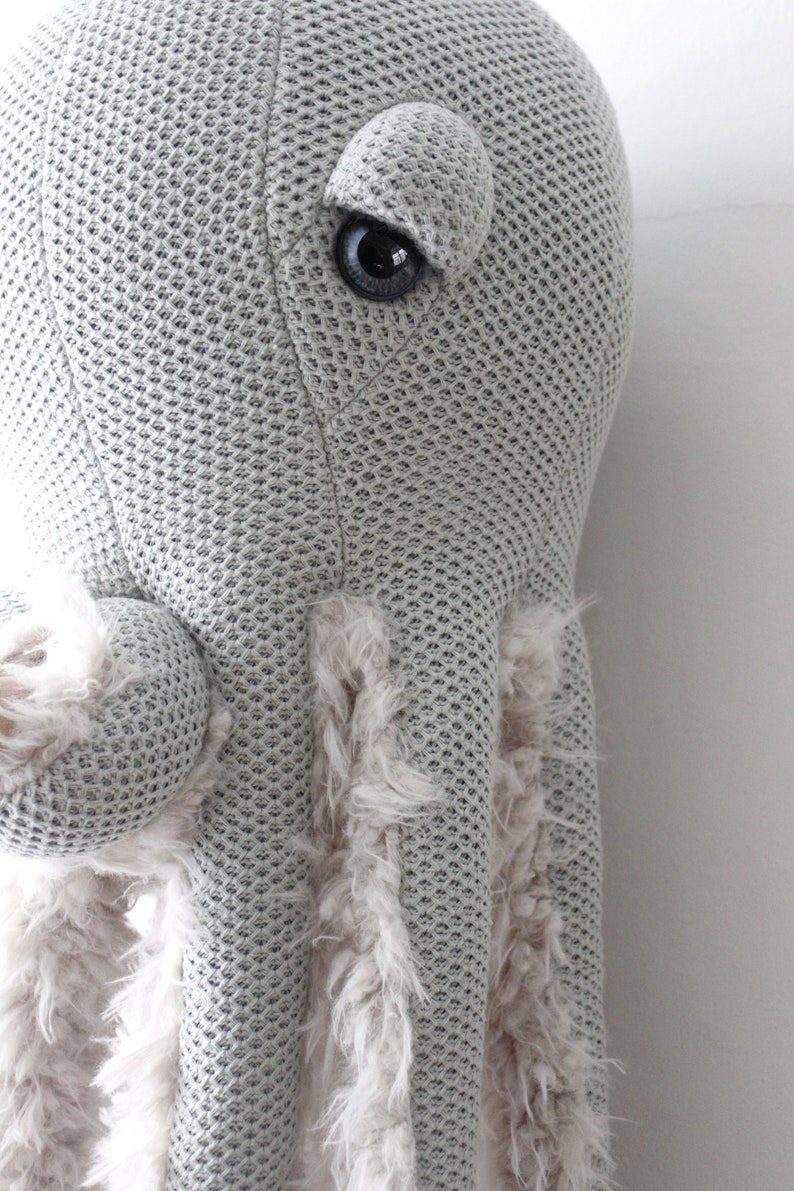 Big GrandMa Octopus Handmade Stuffed Animal image 5