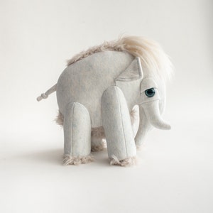 Small Ice Mammoth - Handmade Stuffed Animal