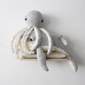 Small GrandPa Octopus Handmade Stuffed Animal image 7