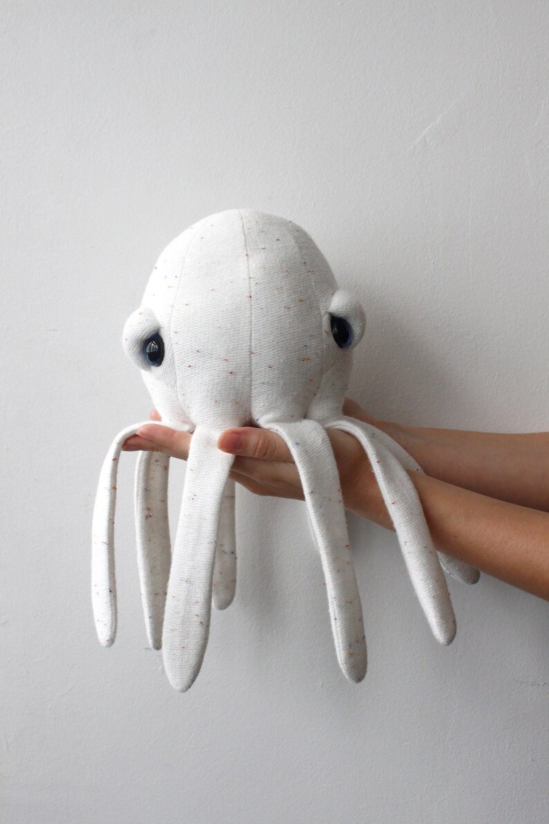 Mini Octopus Plush Adorable Small Stuffed Animal Cute Underwater Creature Handmade Ocean Critter Toy Soft Toy for Kids Gift Idea image 2