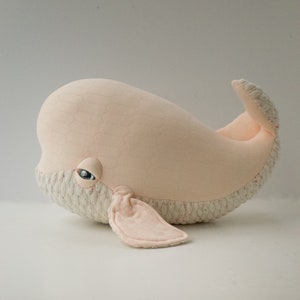 Small Lady Beluga Handmade Plush toy image 2