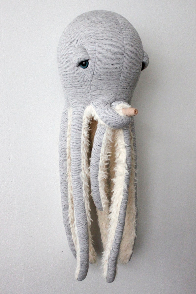 Big GrandPa Octopus Handmade Plush toy image 2