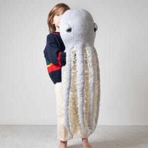 Big GrandPa Octopus - Handmade Plush toy