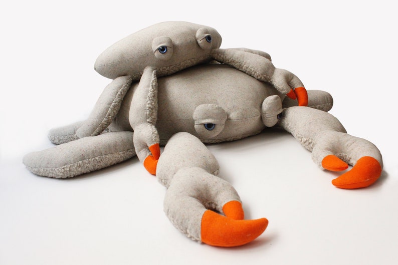 Grand Crabe - Créatrice ETSY : BigStuffed