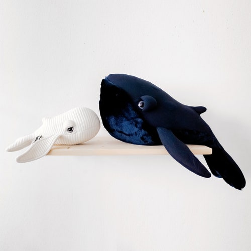 Small Night Whale - Handmade Plush toy