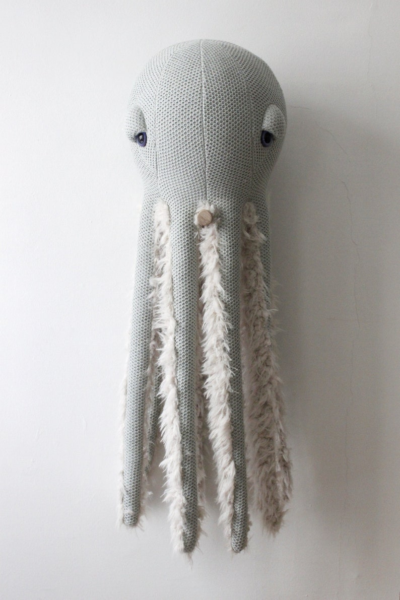 Big GrandMa Octopus Handmade Stuffed Animal image 3