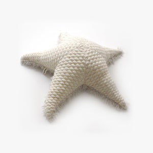 Small Albino SeaStar Handmade Plush toy / pillow image 2