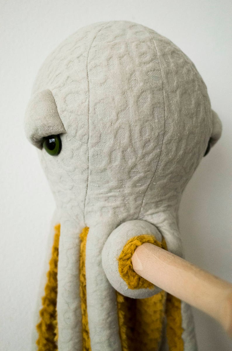 Small POP Octopus Handmade Stuffed Animal image 4