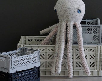 Adorable Handcrafted Octopus Plush Toy - Cute and Cuddly Sea Creature Stuffed Animal - Nautical Nursery Decor - Unique Gift for Kids