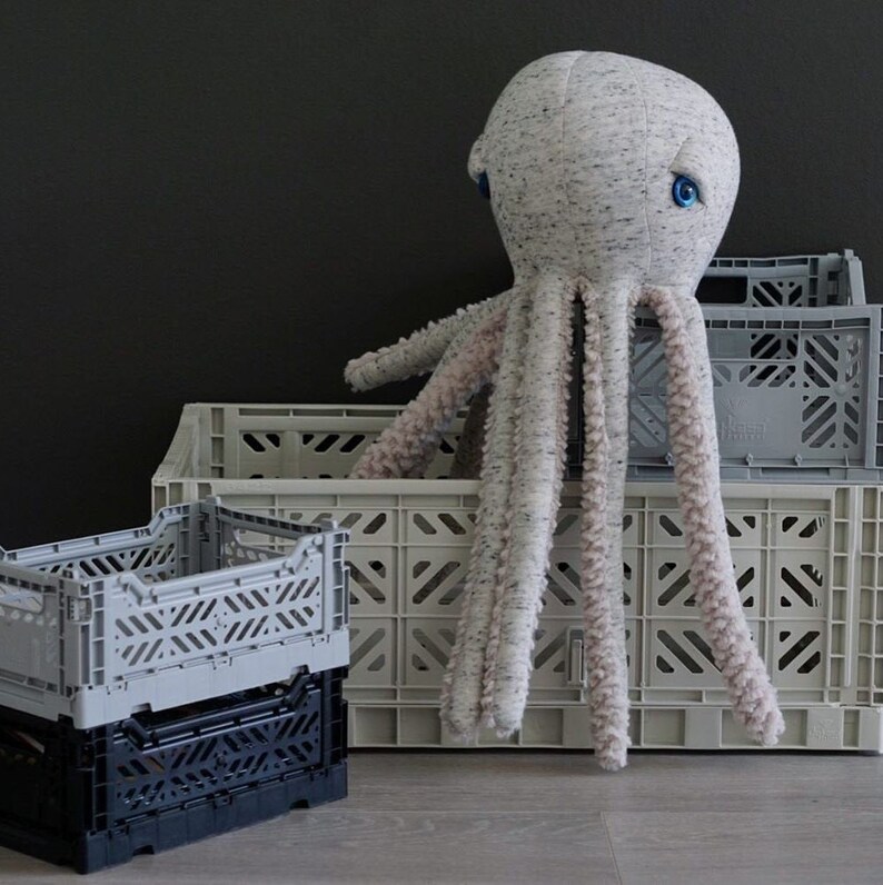 Small Original Octopus - Handmade Plush toy 