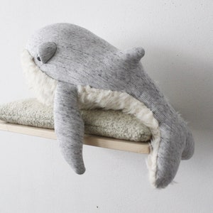 Small GrandPa Whale Handmade plush toy image 4