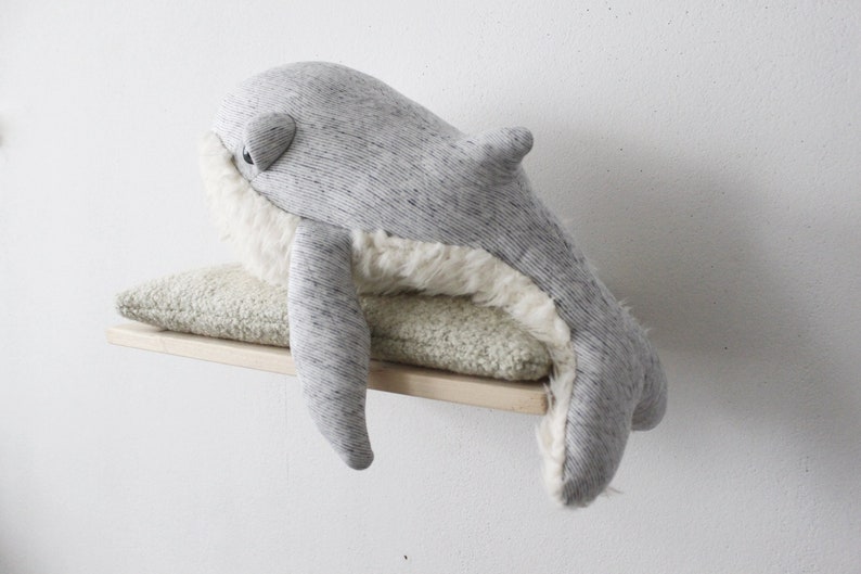 Small GrandPa Whale Handmade plush toy image 4