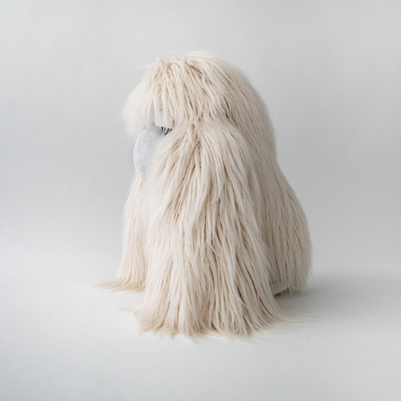 Ice Yeti Plush Unique Handcrafted Stuffed Animal for Cozy Moments and Special Occasions image 5