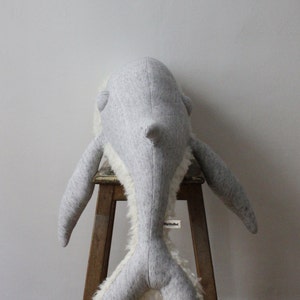 Big GrandPa Whale Handmade stuffed animal image 5