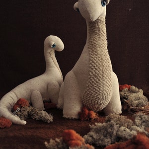 Big Albino Diplo Handmade Stuffed Animal image 6