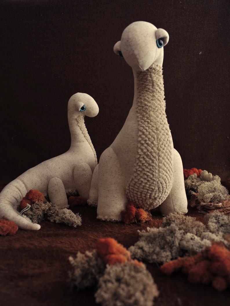 Big Albino Diplo Handmade Stuffed Animal image 6