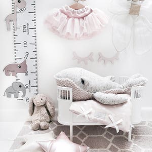 Handgefertigtes kleines Wal-Stofftier süßes Ozean-Plüschtier maritimes Kinderzimmer-Dekor Geschenk für Walliebhaber weiches Kuscheltier Bild 9