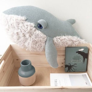 Big GrandMa Whale Handmade plush toy image 5