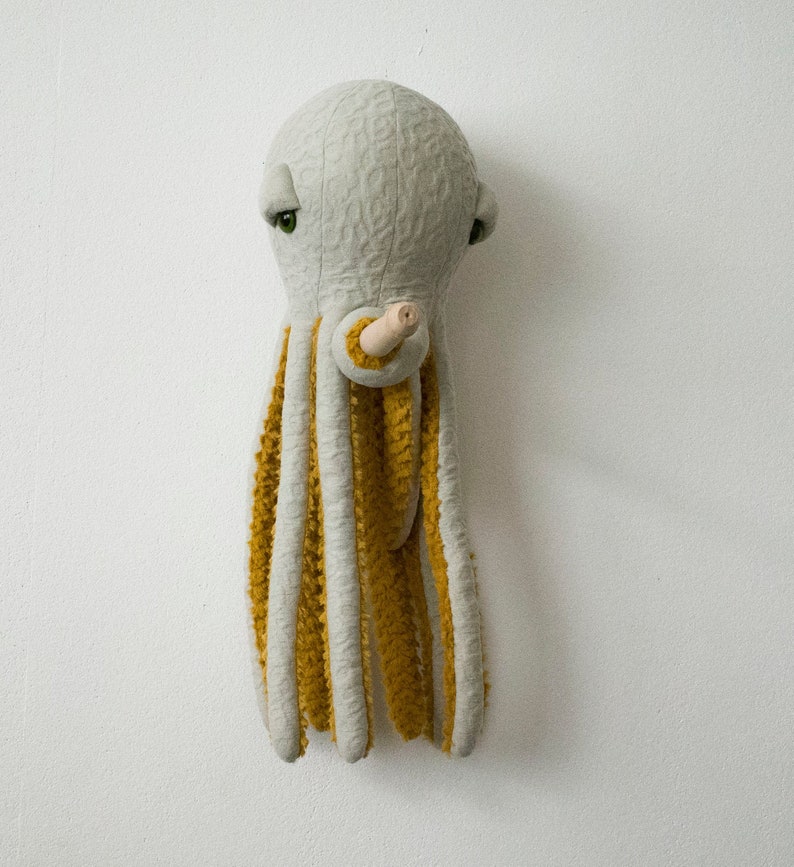 Small POP Octopus Handmade Plush toy image 2