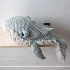 Small GrandMa Whale Handmade Stuffed Animal image 4