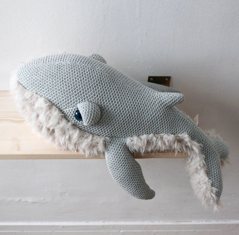 Small GrandMa Whale Handmade Stuffed Animal image 4