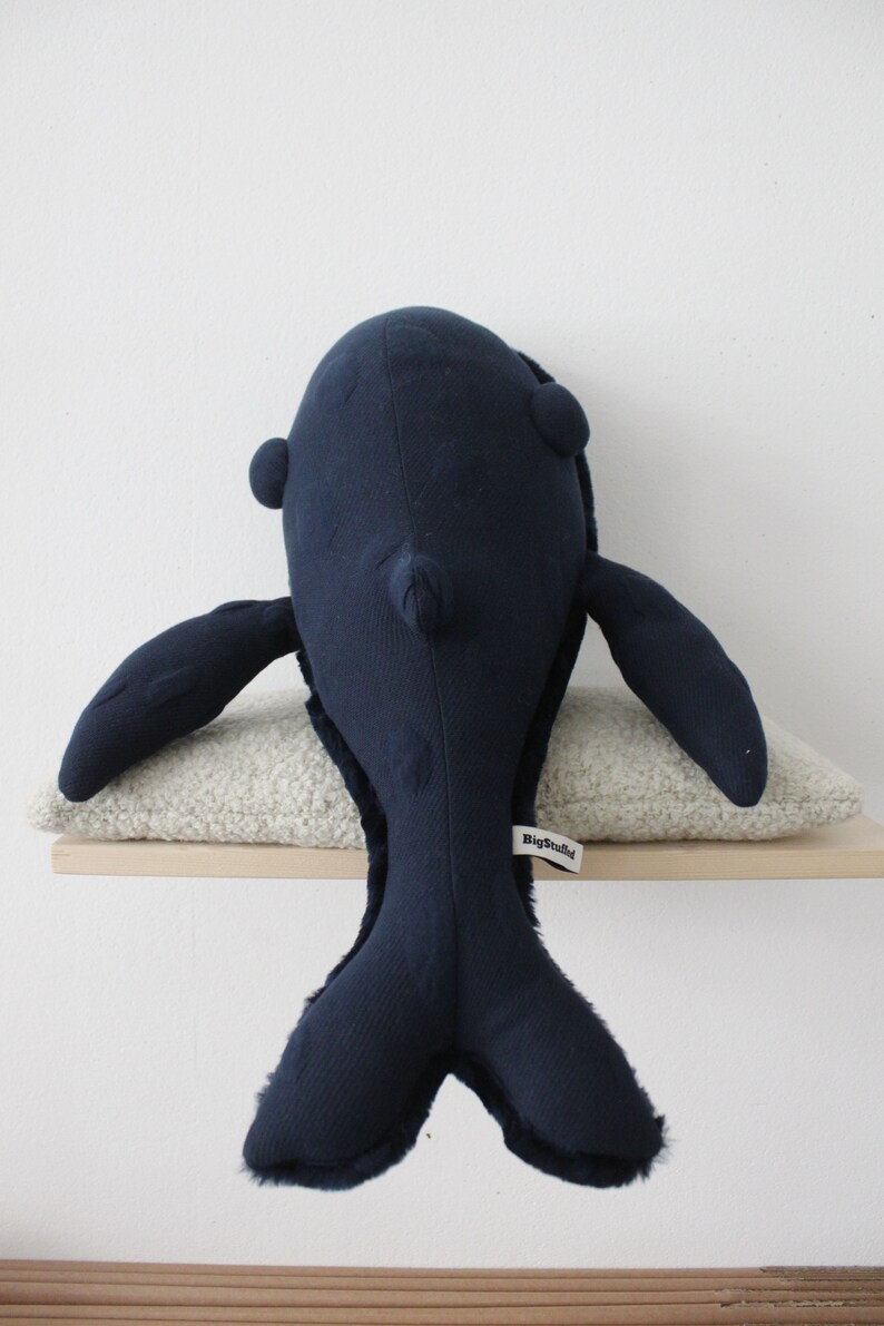 Small Night Whale Handmade Plush toy image 4