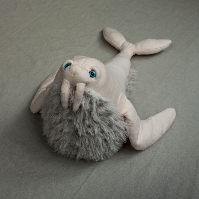 Small Lady Walrus Stuffed Animal Handmade Plush toy | Etsy
