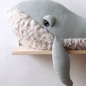 Big GrandMa Whale Handmade Stuffed Animal image 4